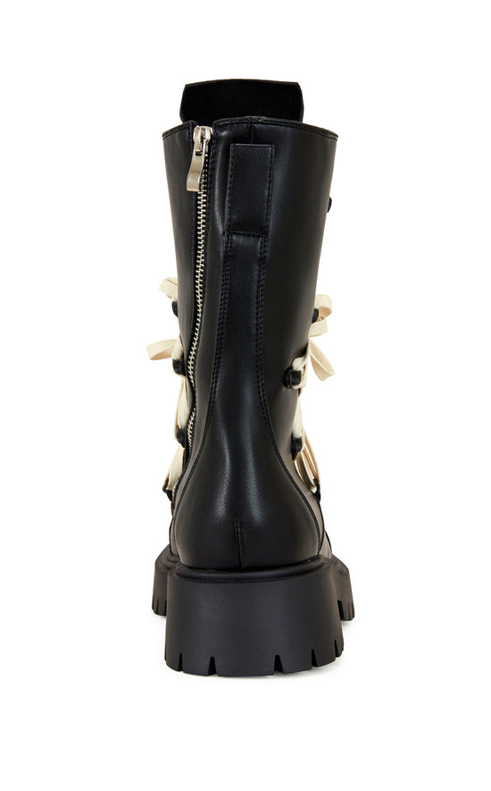 ARJUN LACE-UP COMBAT BOOTIE | AZALEA WANG