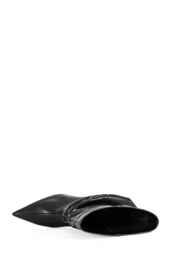 Azalea WANG Asaf Black Wedge Booties - Size 7 Azalea WANG Asaf Black Wedge Booties - Size 7