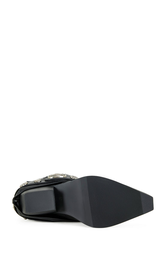 ASHRAF-BLACK WESTERN BOOTIE