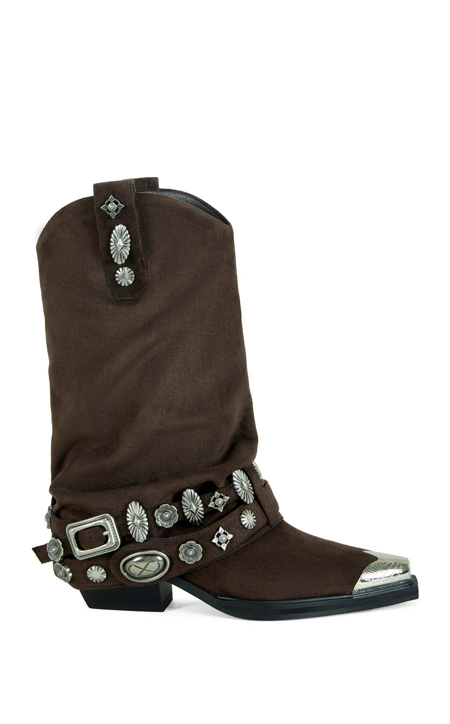ASHRAF-CHOCOLATE WESTERN BOOTIE