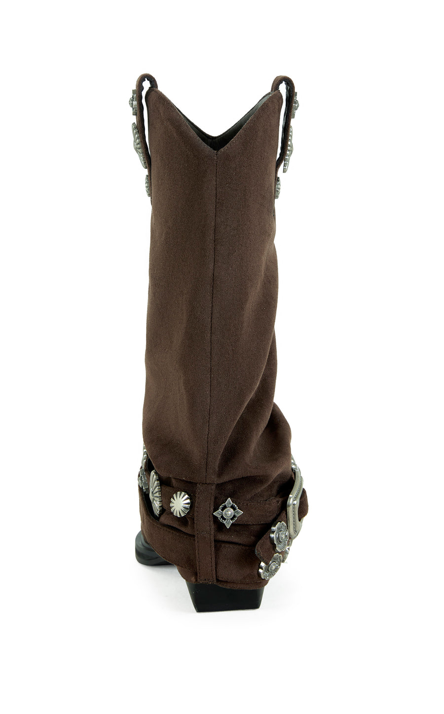 ASHRAF-CHOCOLATE WESTERN BOOTIE