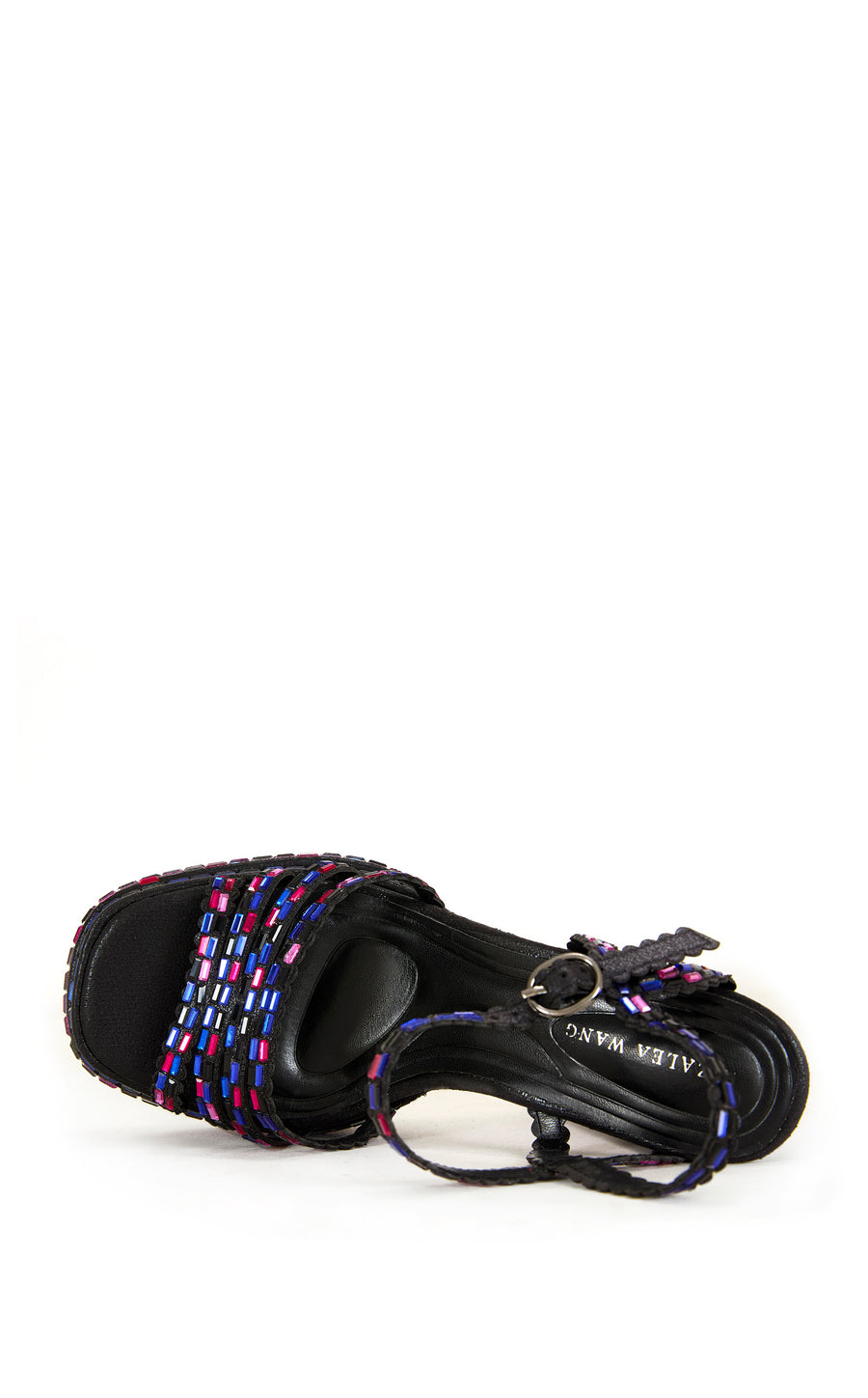 BIRCHSEQUIN-BLACK PLATFORM SANDAL