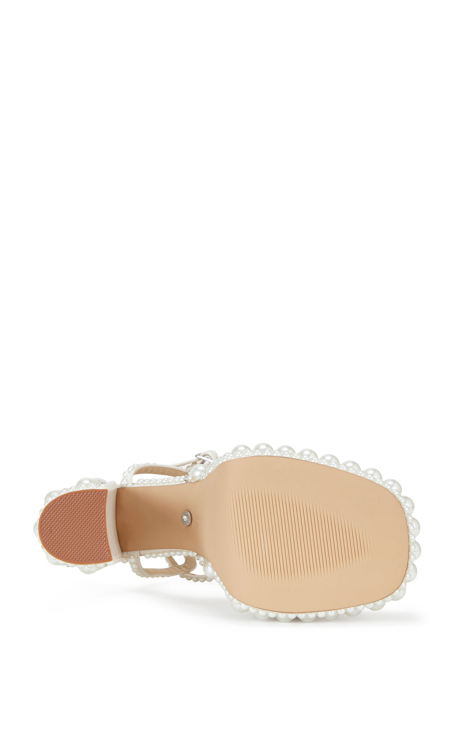 ASTRELLA-WHITE PLATFORM HEELED SANDAL