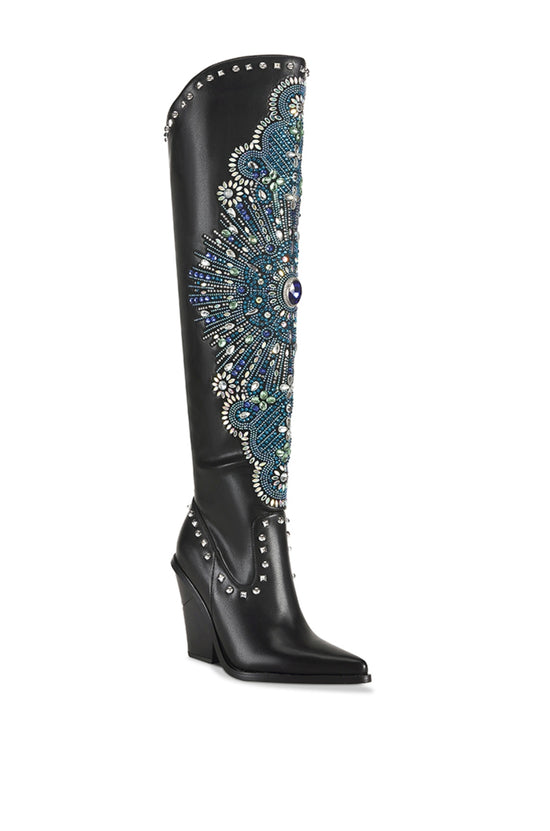 AXELBEAT - BOTA WESTERN NEGRA