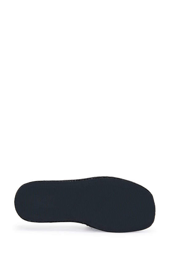 BASTE-BLACK FLATFORM SANDAL