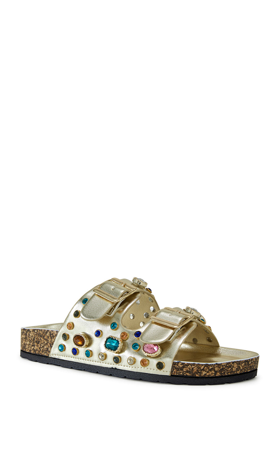 BAYLEAVES-GOLD FLAT SANDAL