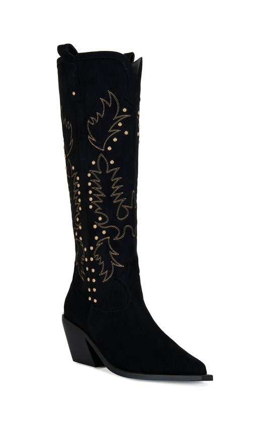 BECKETT "ELLA" BLACK WESTERN BOOT