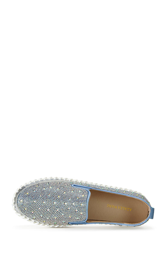 BRITTANY-DENIM FLAT SNEAKER | AZALEA WANG