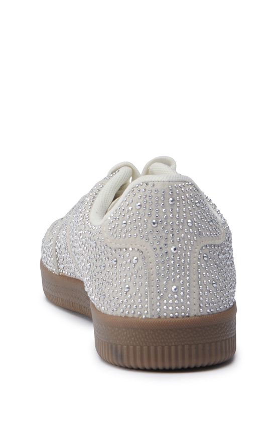 BRYAR-SILVER RHINESTONE SNEAKER | AZALEA WANG