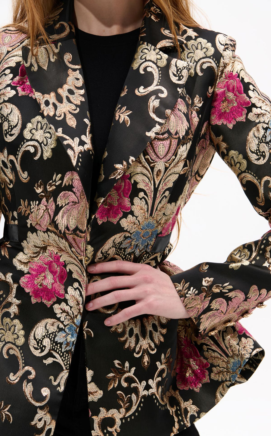 CASHA-BLACKMULTI BLAZER OUTERWEAR