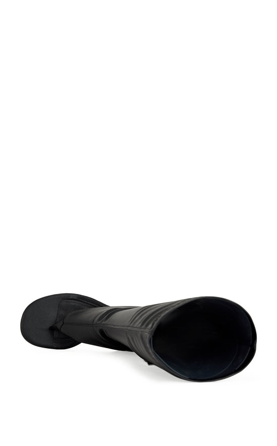 CECILE-BLACK STILETTO SANDAL BOOT | AZALEA WANG