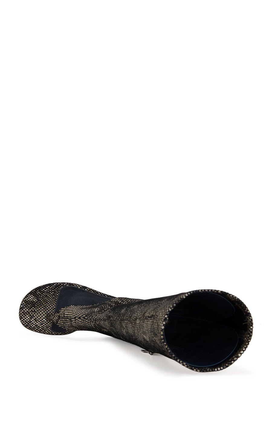 CECILE-BLACKSNAKE STILETTO SANDAL
