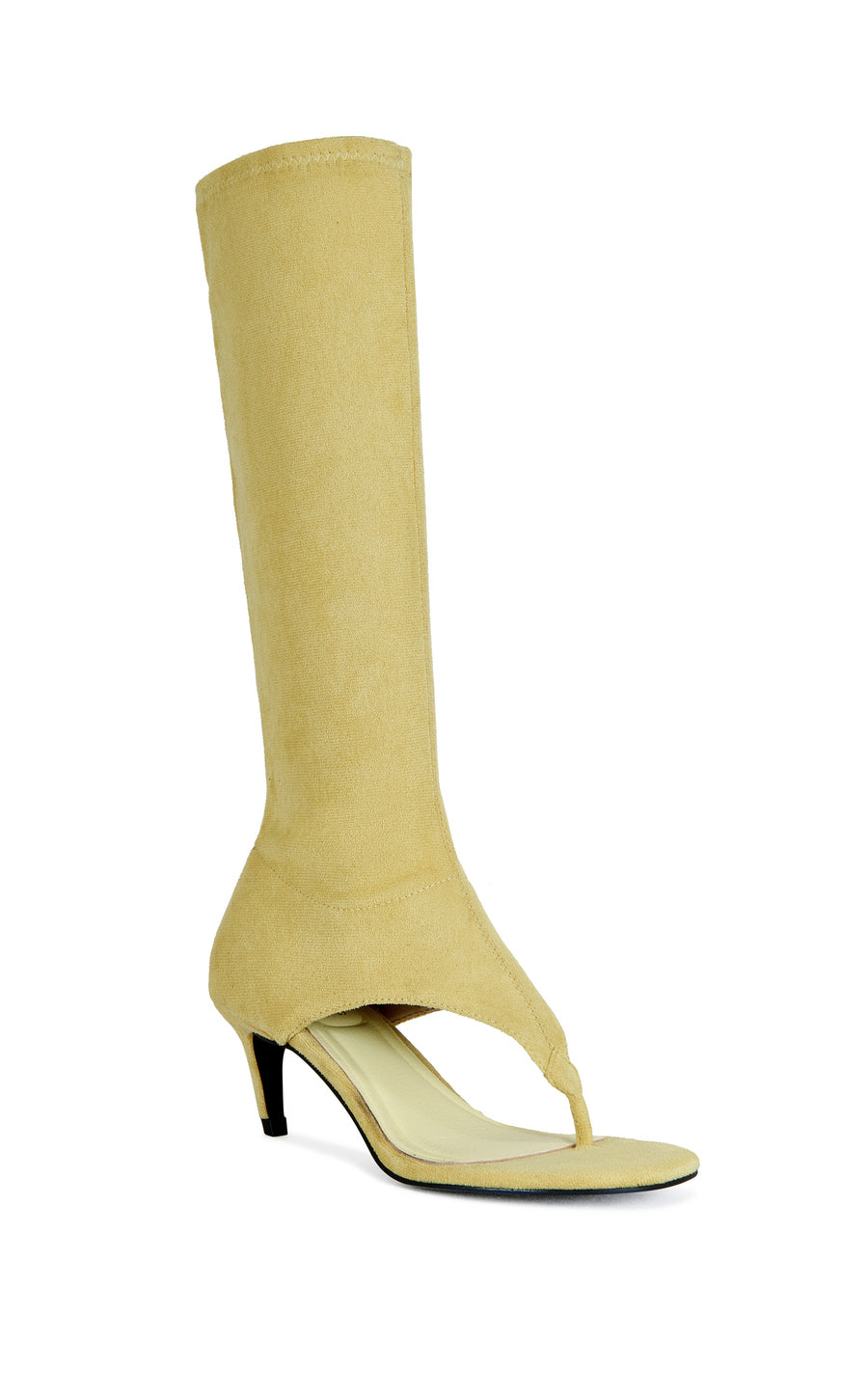 CECILE-MUSTARD STILETTO SANDAL