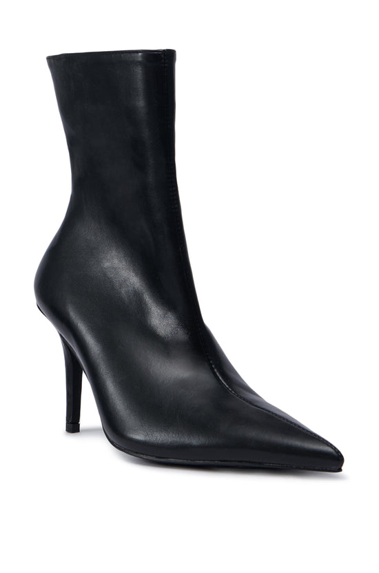 CHAUNDRA-BLACK STILETTO BOOTIE