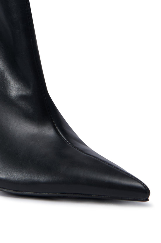 CHAUNDRA-BLACK STILETTO BOOTIE