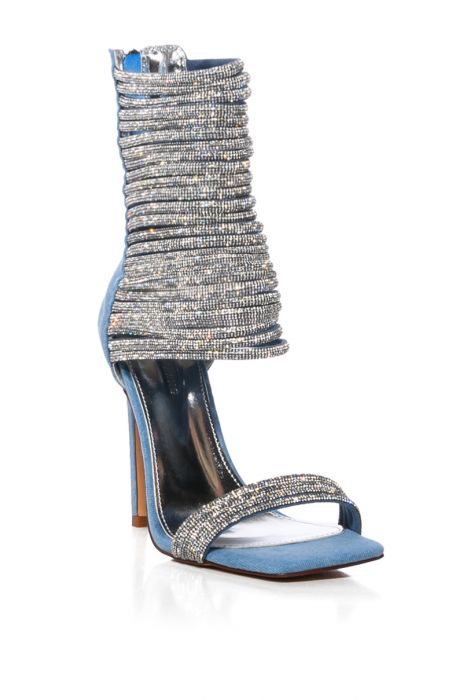 CICELY-DENIM STILETTO SANDAL