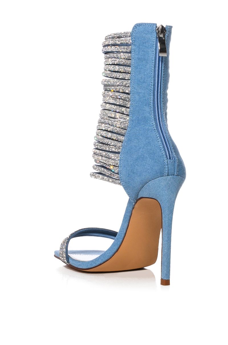 CICELY-DENIM STILETTO SANDAL