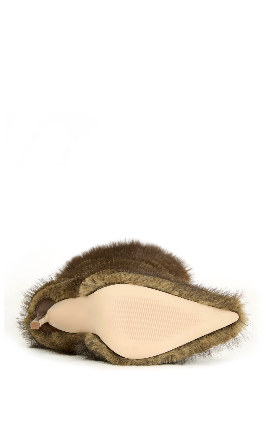 CONRAD-BROWN FAUX FUR STILETTO BOOT