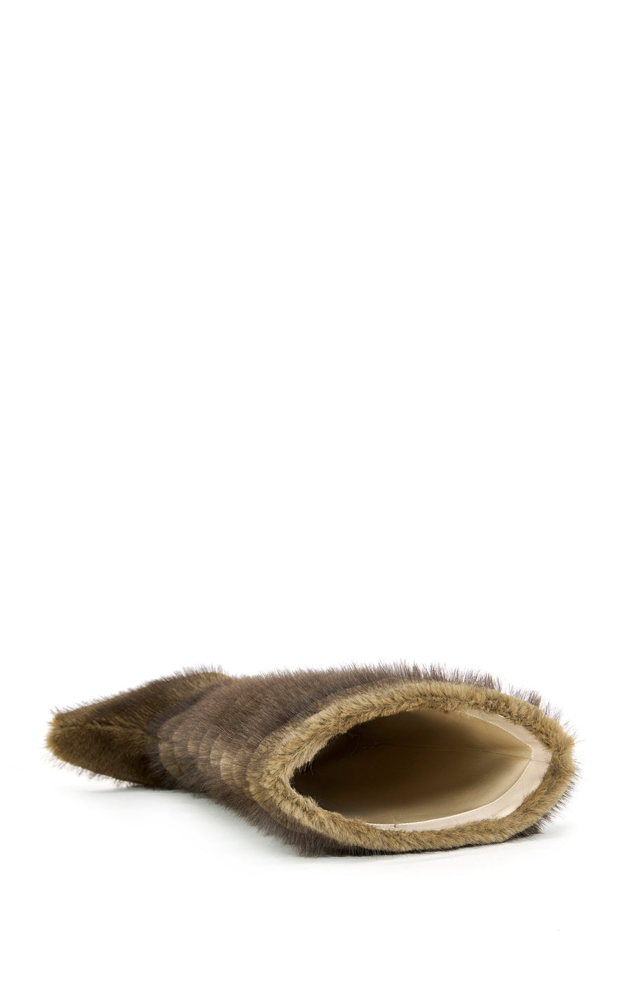 CONRAD-BROWN FAUX FUR STILETTO BOOT