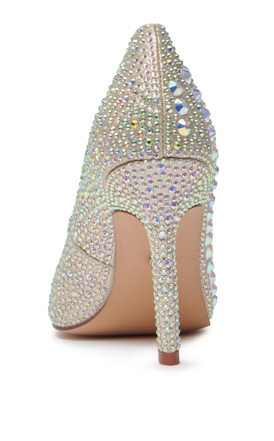 CORBEL-GOLD STILETTO PUMP