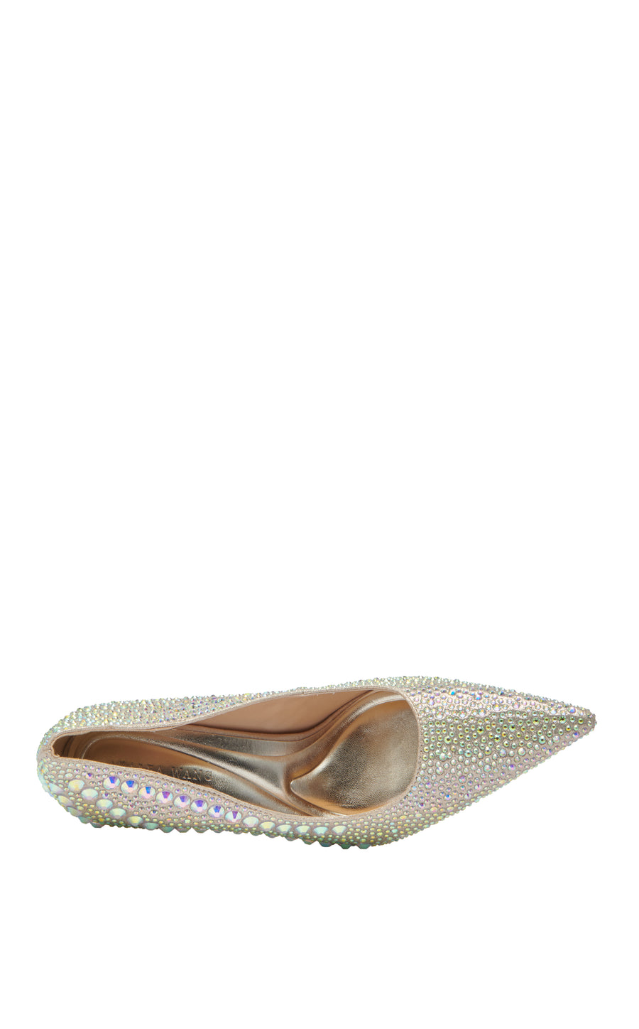 CORBEL-GOLD STILETTO PUMP