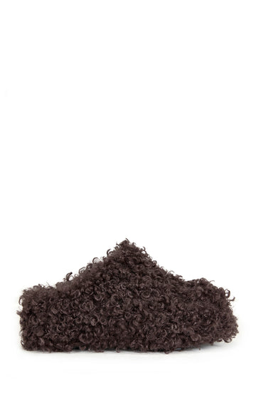 DARWINPOODLE-BROWN FLATFORM MULE