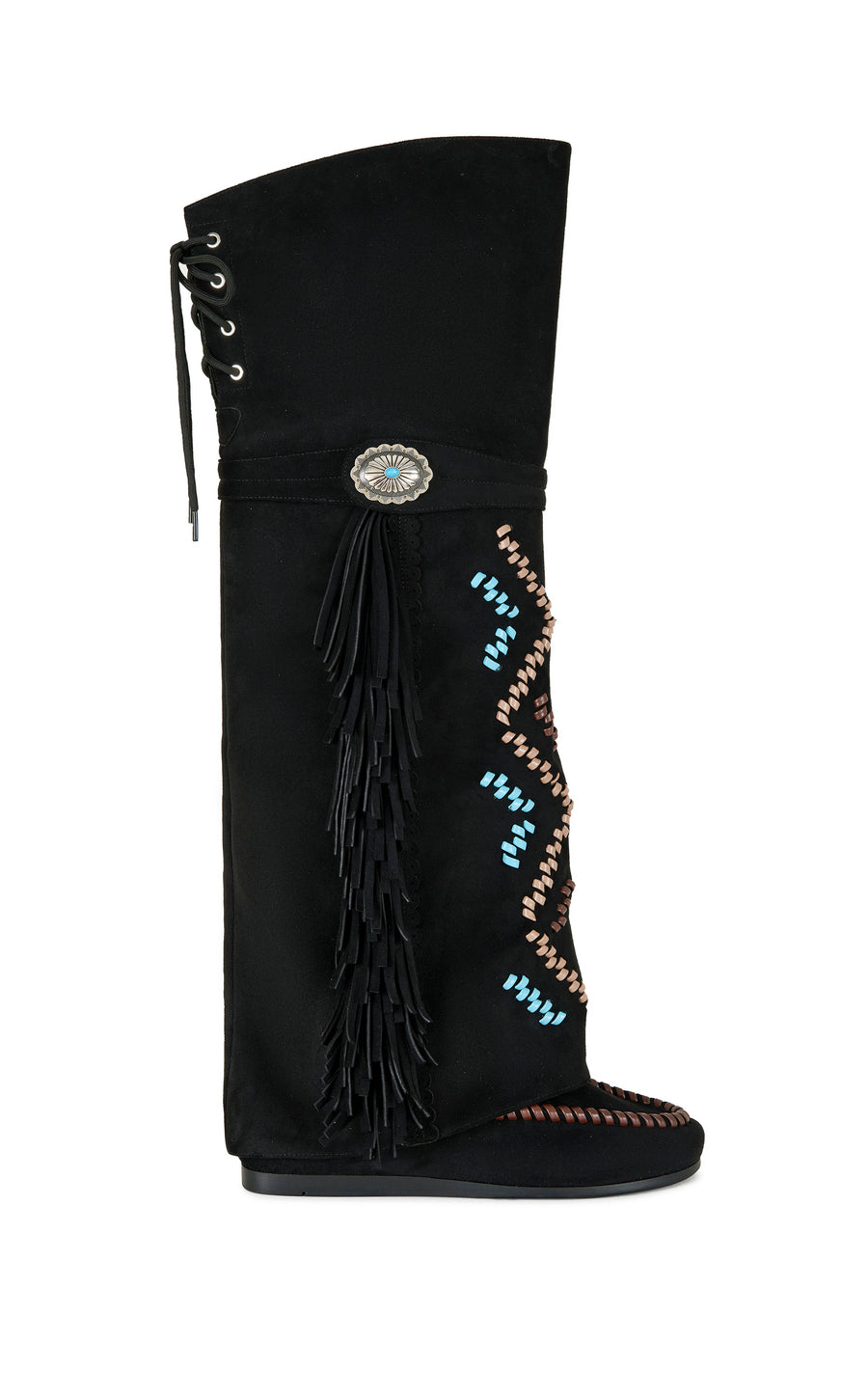 EDMUND-BLACK FLAT BOOT