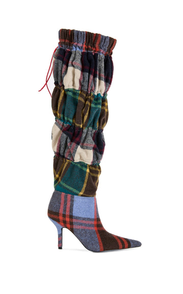 ELODIE-PLAIDMULTI STILETTO BOOT