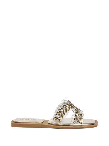 FALKEN-GOLD FLAT SANDAL