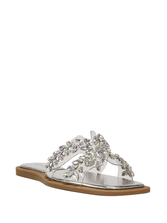 Sandalia plana FALKEN-PLATA