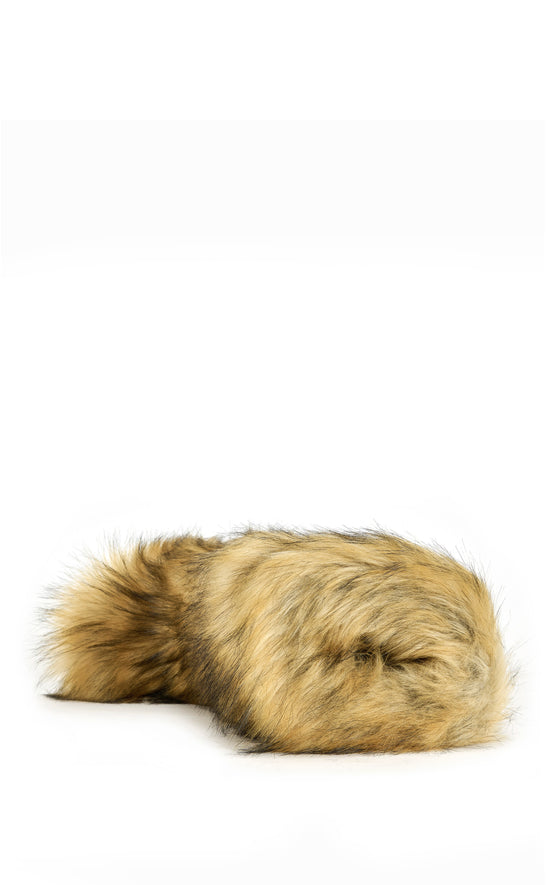 FAYES-BROWN FAUX FUR FLAT BOOT