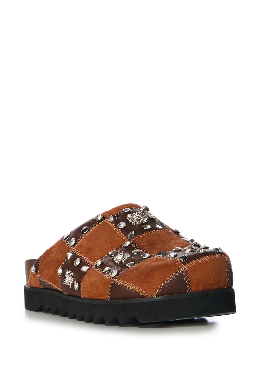 FISCHER-TAN STUDDED CLOG