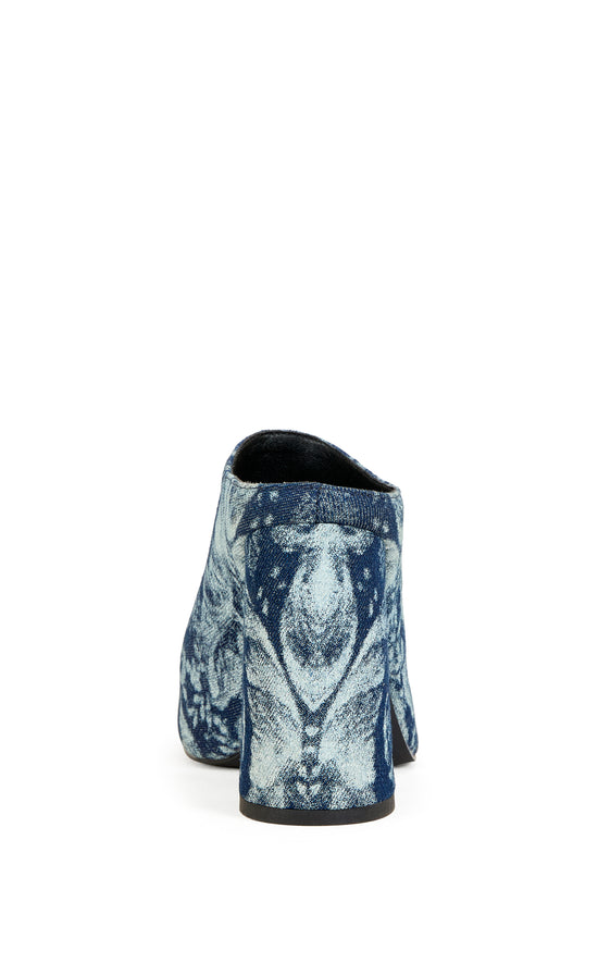FLOREA-DENIM PLATFORM MULE