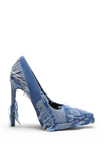 GIADA-DENIM PLATFORM STILETTO PUMP