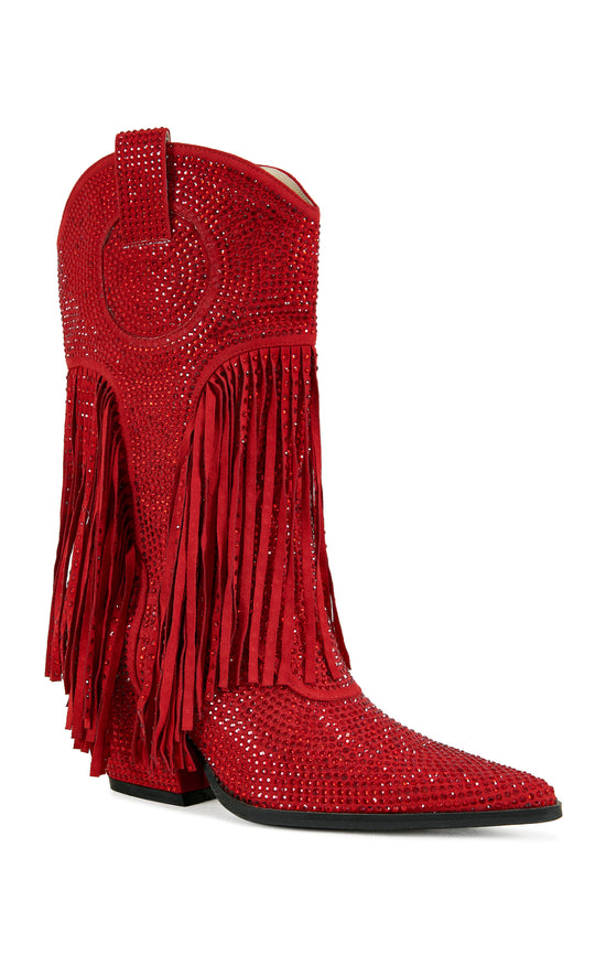 GREIA-RED WESTERN BOOTIE