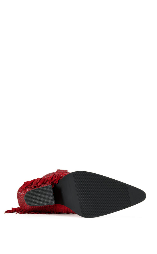 GREIA-RED WESTERN BOOTIE