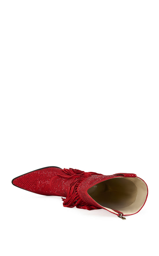 GREIA-RED WESTERN BOOTIE