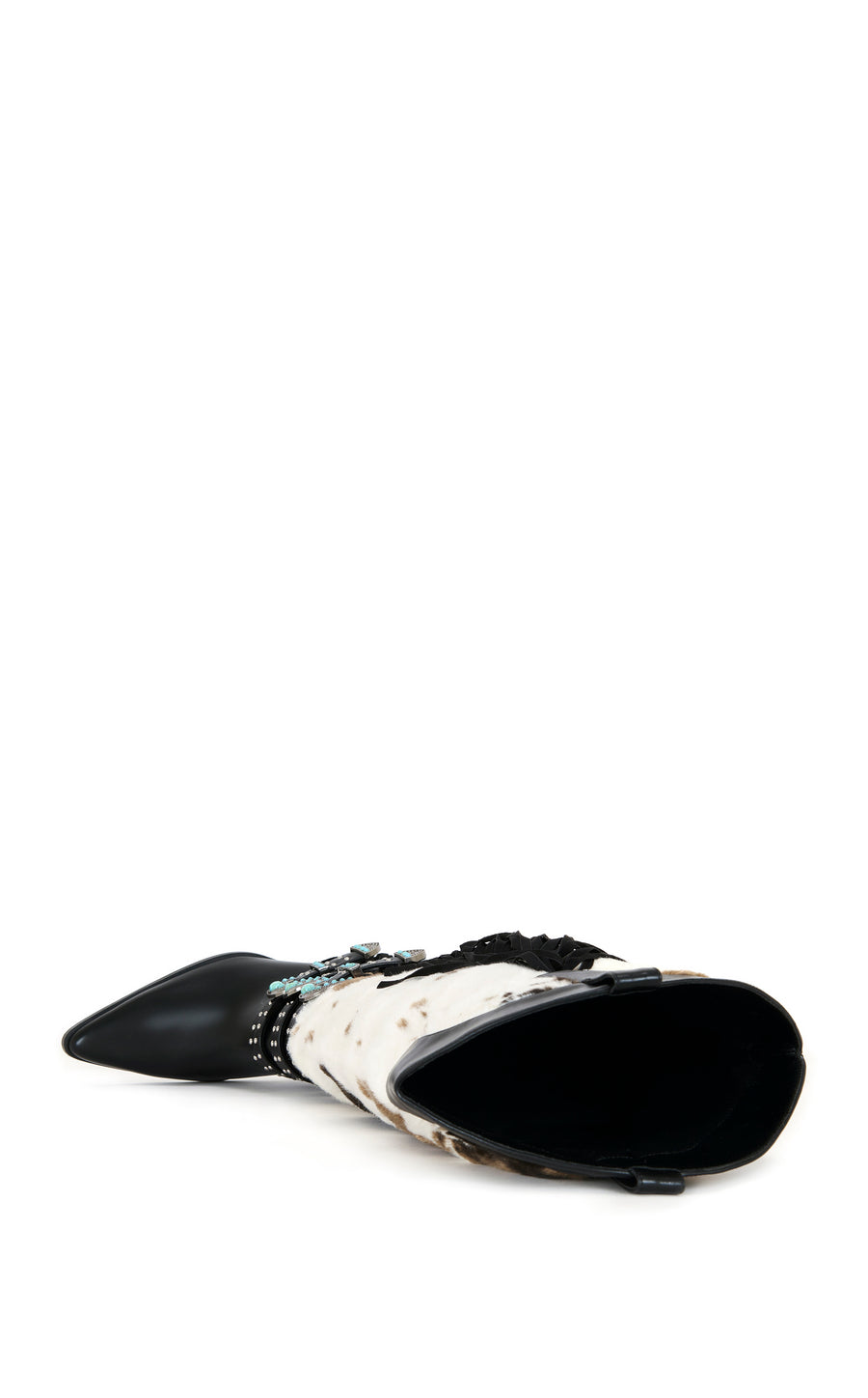 GWAYNE-BLACKMULTI WESTERN BOOT