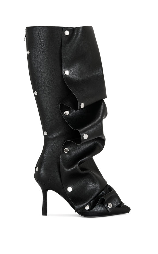 IMOGINE-BOTAS NEGRAS DE PUNTA AJUSTABLE