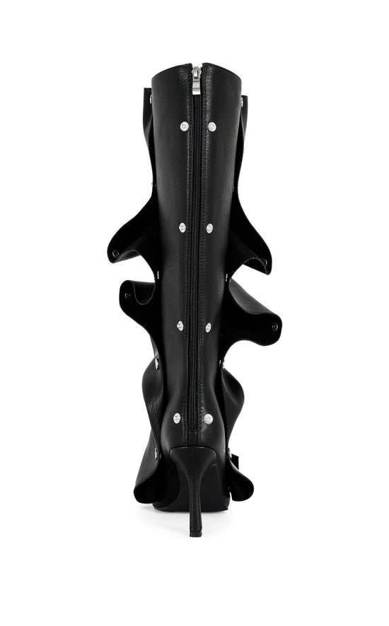 IMOGINE-BOTAS NEGRAS DE PUNTA AJUSTABLE