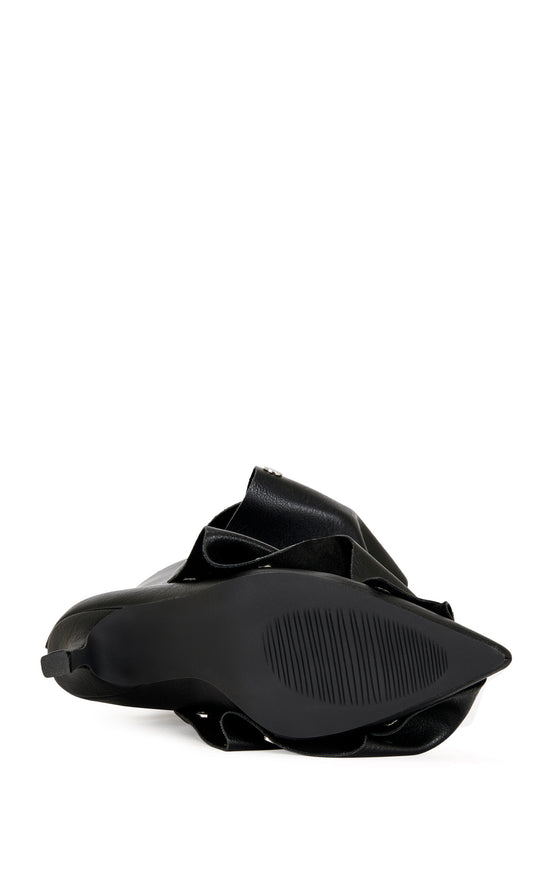 IMOGINE-BOTAS NEGRAS DE PUNTA AJUSTABLE