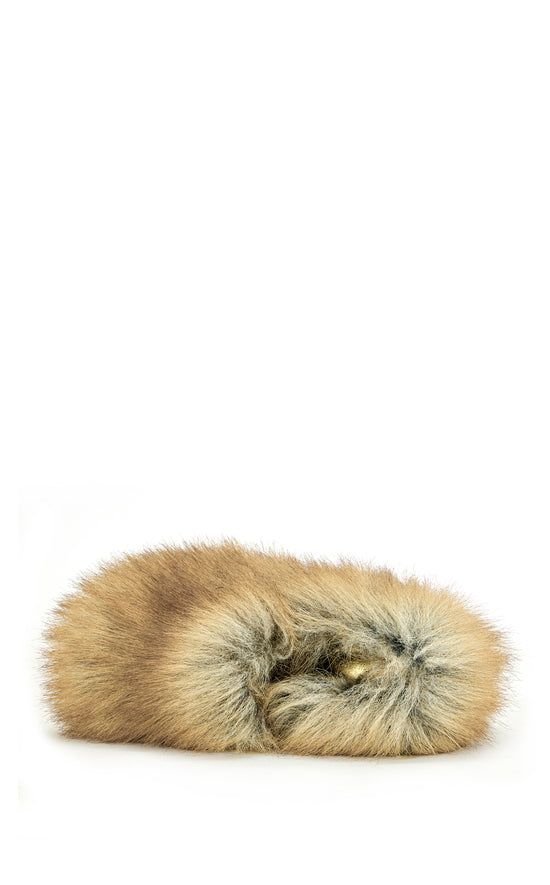 JAEKE-FOXFUR WEDGE PUMP | AZALEA WANG
