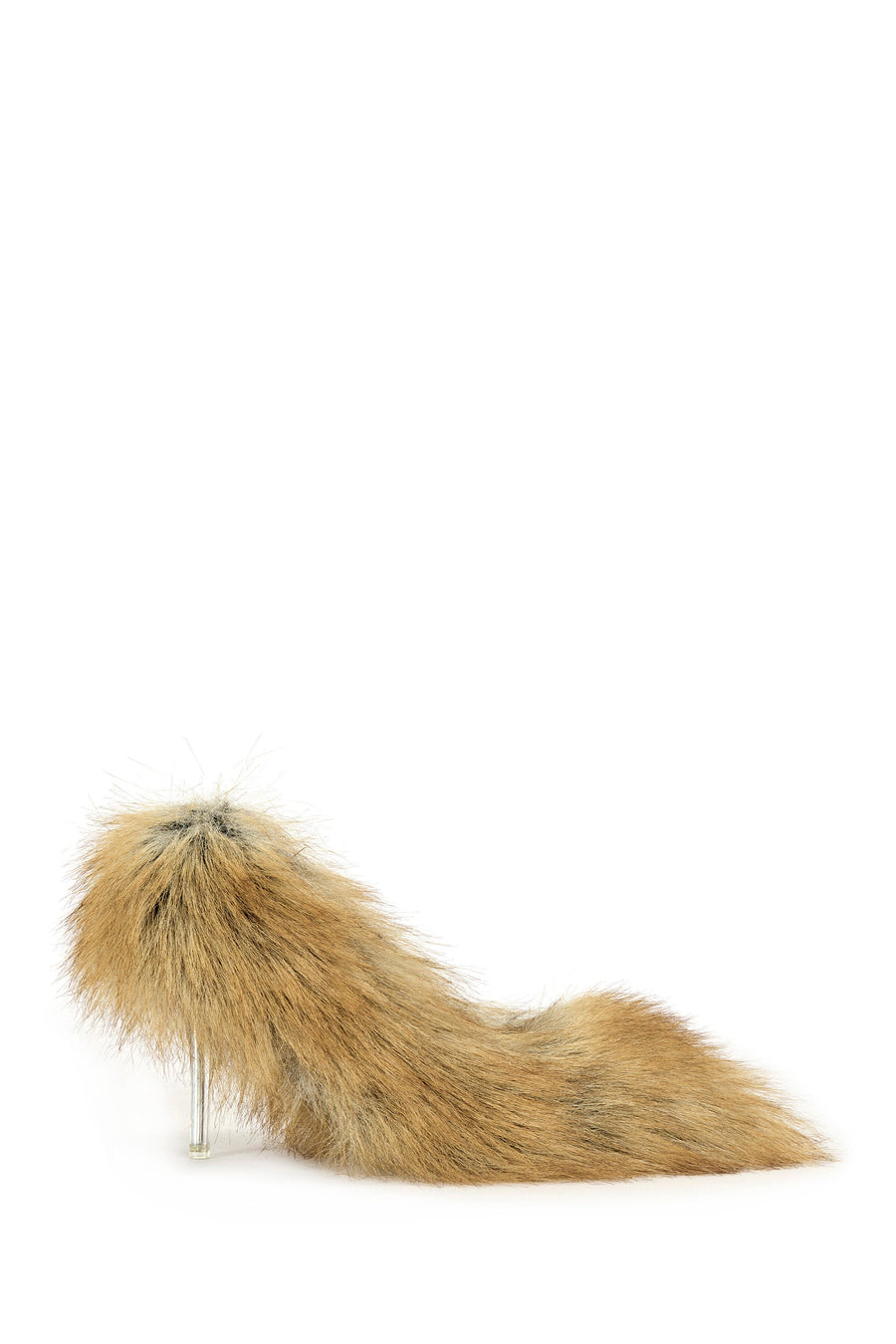 JAMEECK-TAN FAUX RED FOX STILETTO PUMP