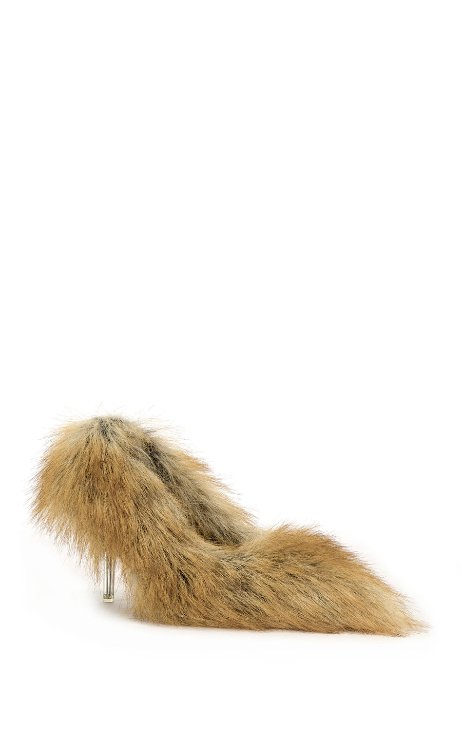 JAMEECK-TAN FAUX RED FOX STILETTO PUMP