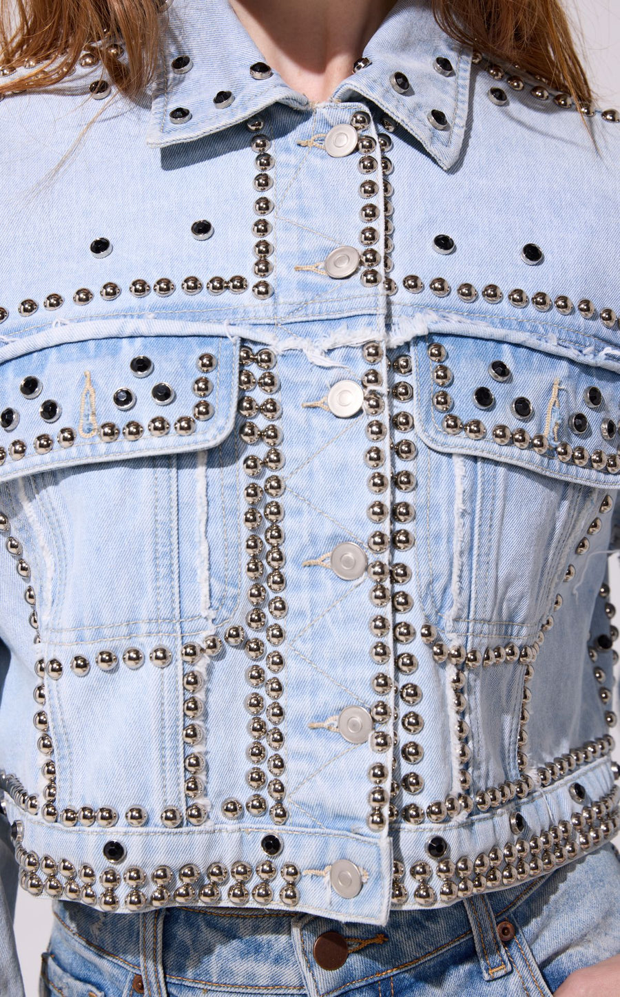 JAZELLA-LTDENIM DENIM OUTERWEAR | AZALEA WANG