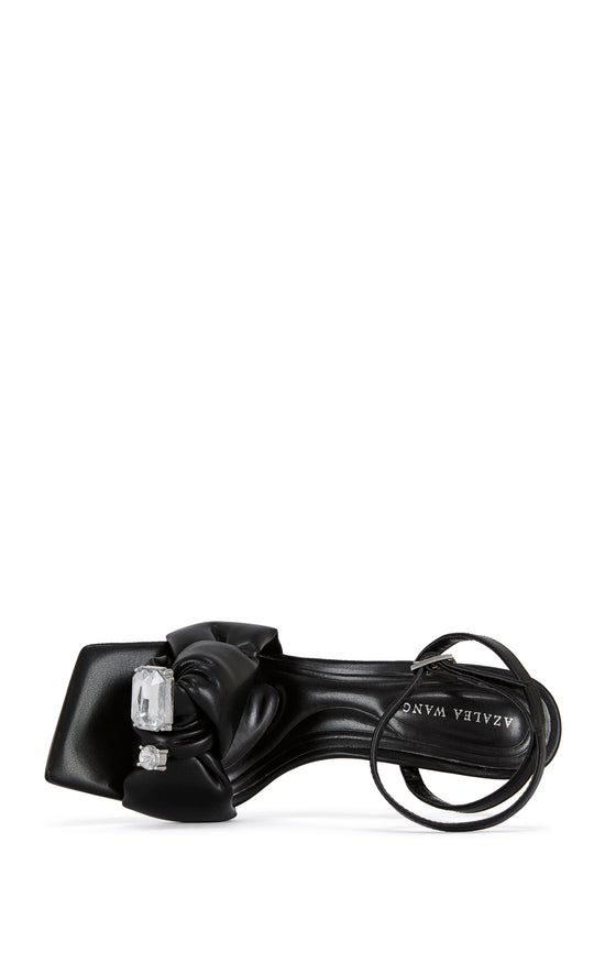 JISELLE-BLACK STILETTO SANDAL | AZALEA WANG