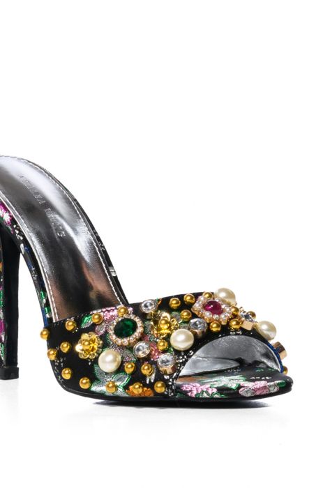 JUDITH-BLACK STILETTO SANDAL