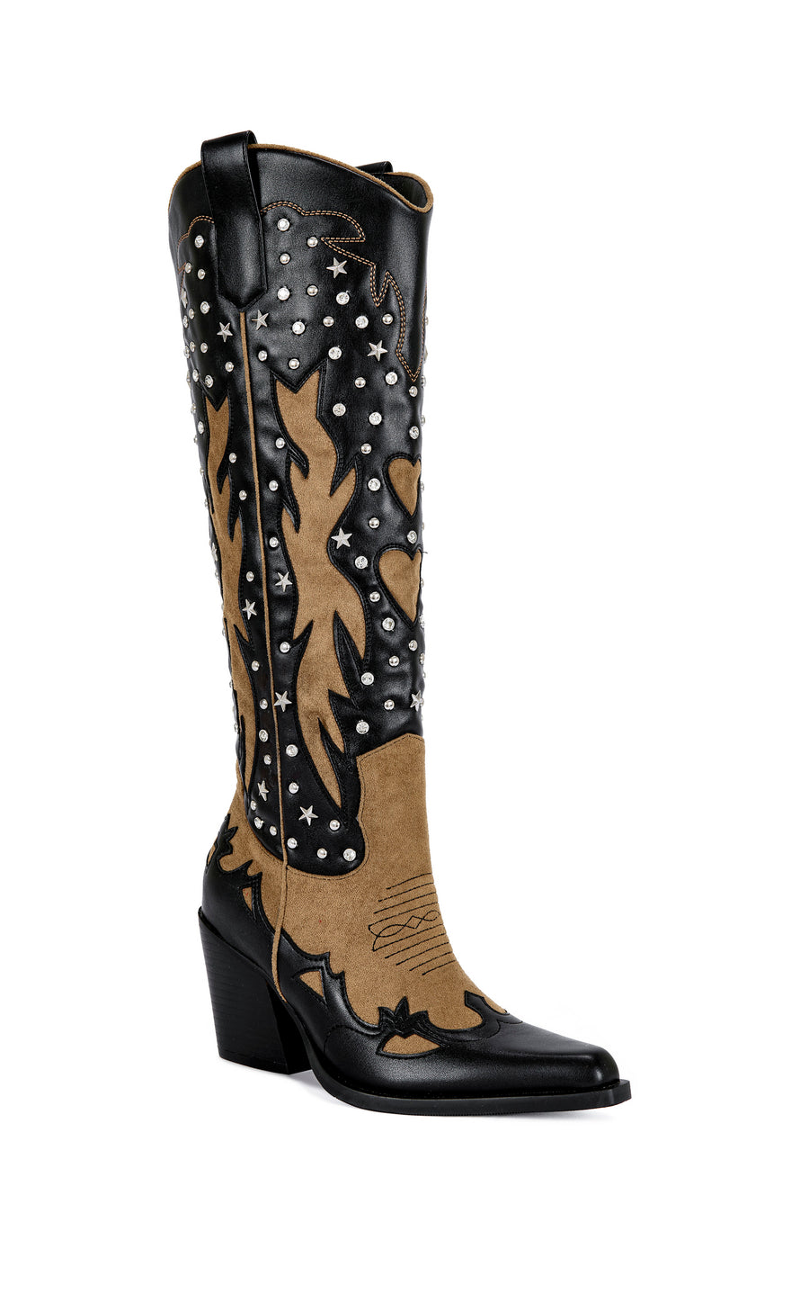 KALPANA-BLACKMULTI WESTERN BOOT