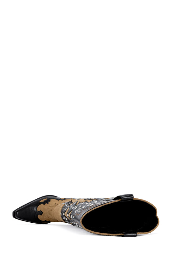 KALPANA-BLACKMULTI WESTERN BOOT