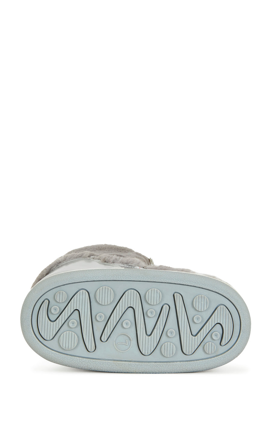 KARMELA-SILVER FLATFORM SNOW BOOTIE